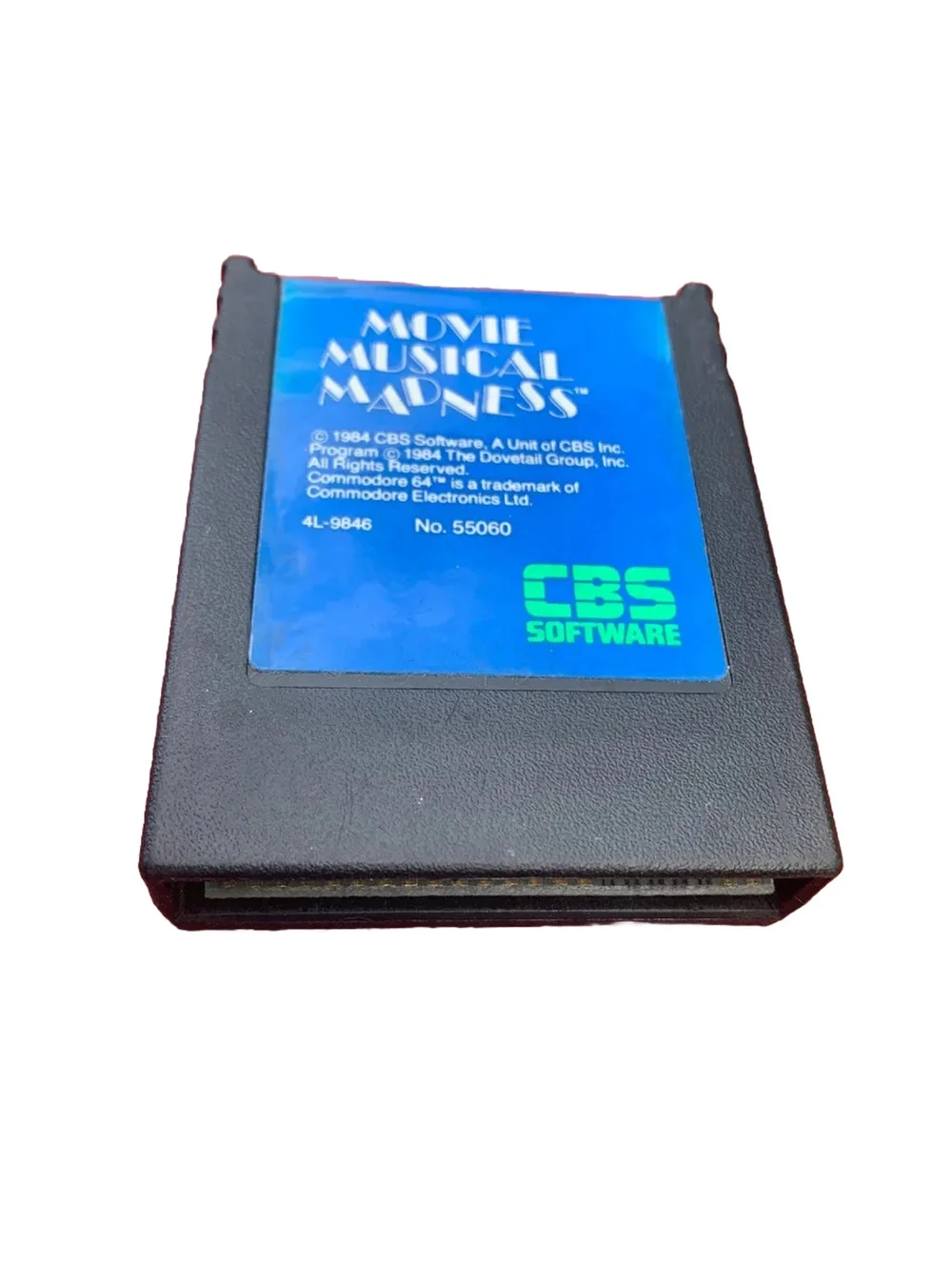 Vintage Atari  Commodore 64 Movie Musical  Madness Game Cleaned Tested RARE!